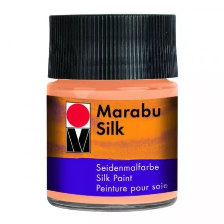 Marabu Silk, barva na hedvábí, 50ml - 025 meruňková 