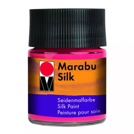 Marabu Silk, barva na hedvábí, 50ml - 031 červená třešňová