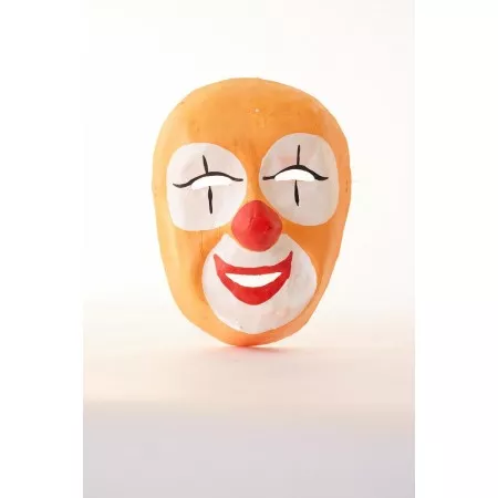 Maska karnevalová papírová klaun 03021 