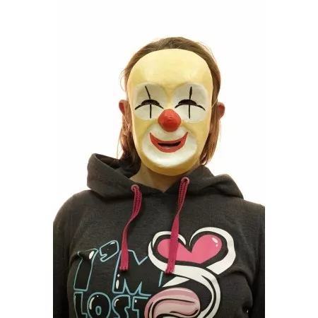 Maska karnevalová papírová klaun 03021 