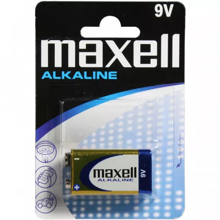 Maxell 6LR61 1BP 9V, alkalická baterie 9 volt