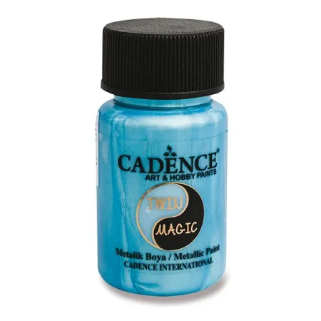 Metalická barva Cadence Twin Magic 50 ml, výběr barev zelená/modrá