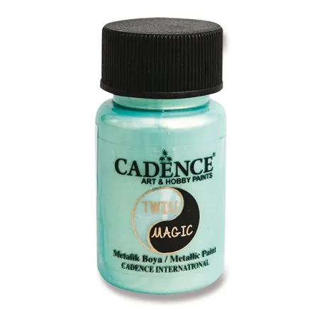 Metalická barva Cadence Twin Magic 50 ml, výběr barev zlatá/zelená