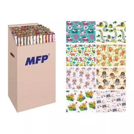 MFP balící papír role 2x100x70 LUX MIX DĚTSKÝ 5811626