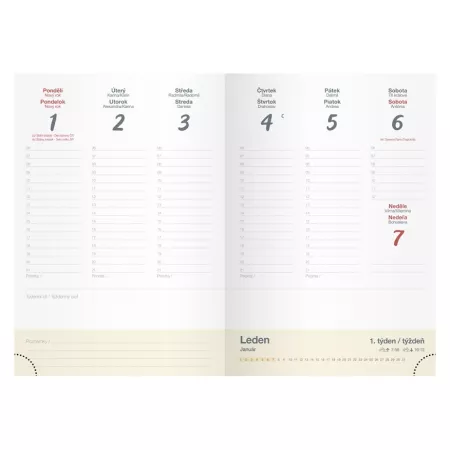 MFP diář 2024 T805 Lamino 4 týdenní 7781261