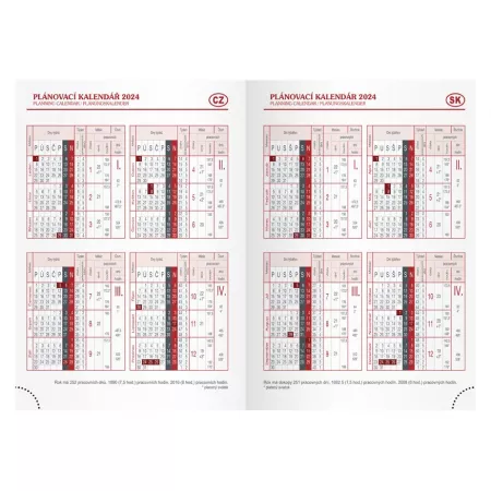 MFP diář 2024 T805 PU týdenní gray s magnetem 7781273