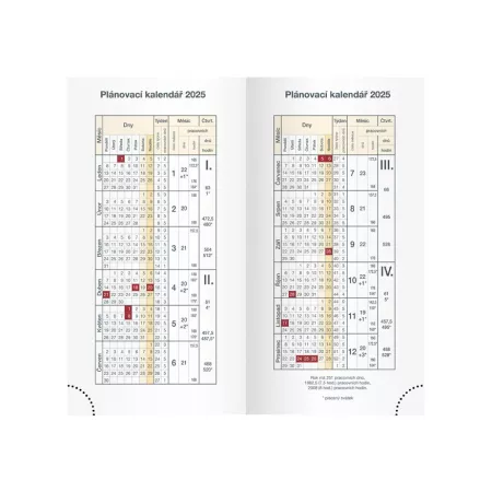 MFP diář 2025 D802 Lamino 2 90x170mm denní 7781382