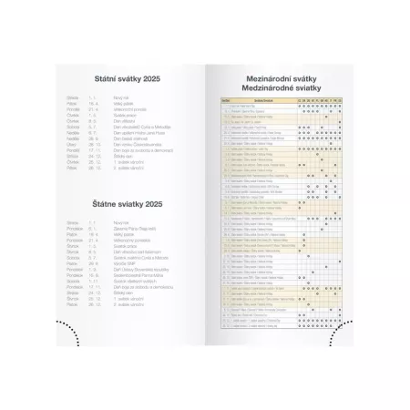 MFP diář 2025 D802 Lamino 2 90x170mm denní 7781382