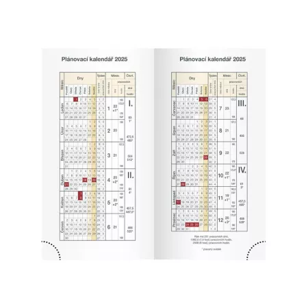 MFP diář 2025 T806 Lamino 2 90x170mm týdenní 7781398