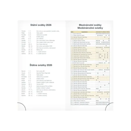 MFP diář 2026 D802 Lamino 3 90x170mm 7781487