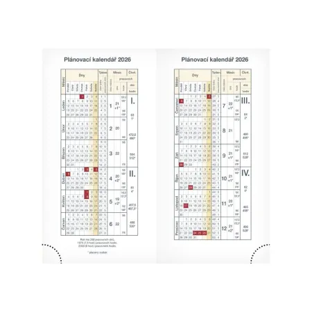 MFP diář 2026 D802 Lamino 3 90x170mm 7781487