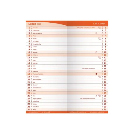 MFP diář 2026 M101/Lamino měsíční 7781417