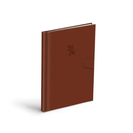 MFP diář 2026 T805 PU brown s magnetem 7781482