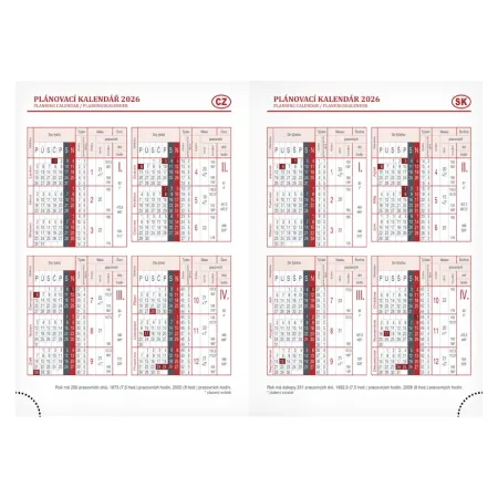 MFP diář 2026 T805 PVC dark gray 7781475