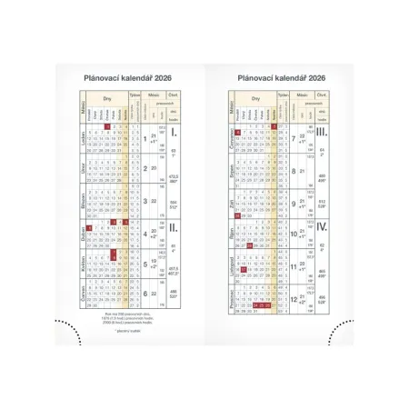 MFP diář 2026 T806 Lamino 6 90x170mm 7781506