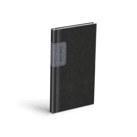 MFP diář 2026 T806 PU gray/dark gray 90x170mm 7781512