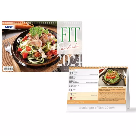 MFP kalendář 2024 stolní FIT kuchařka 1061458