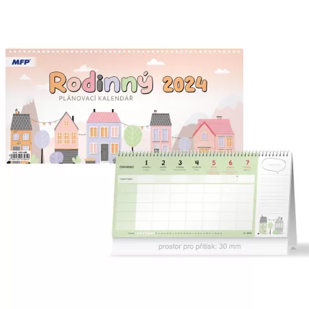 MFP kalendář 2024 stolní Rodinný - plánovací 1061489