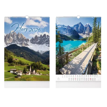 MFP kalendář 2026 nástěnný Hory 1061630