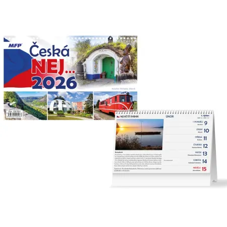 MFP kalendář 2026 stolní Česká NEJ… 1061641