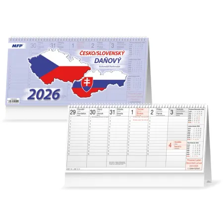 MFP kalendář 2026 stolní Daňový česko/slovenský 1061645