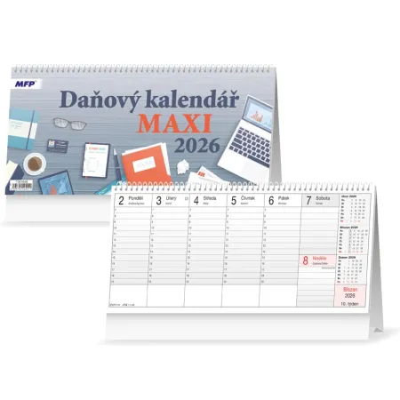 MFP kalendář 2026 stolní Daňový MAXI 1061646