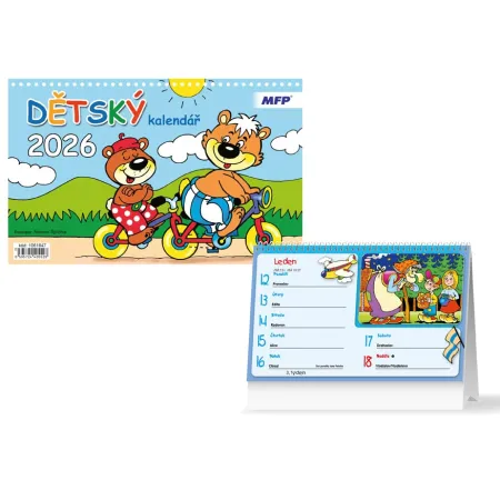 MFP kalendář 2026 stolní Dětský 1061647