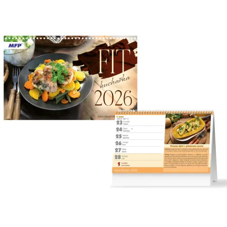MFP kalendář 2026 stolní FIT kuchařka 1061648