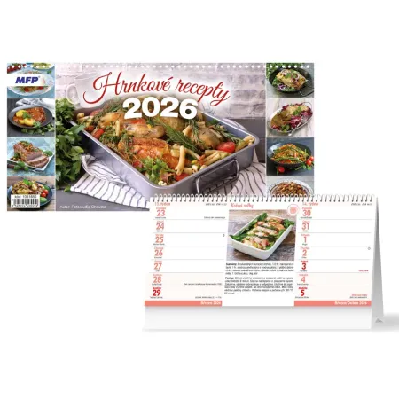 MFP kalendář 2026 stolní Hrnkové recepty (čtrnáctidenní) 1061650