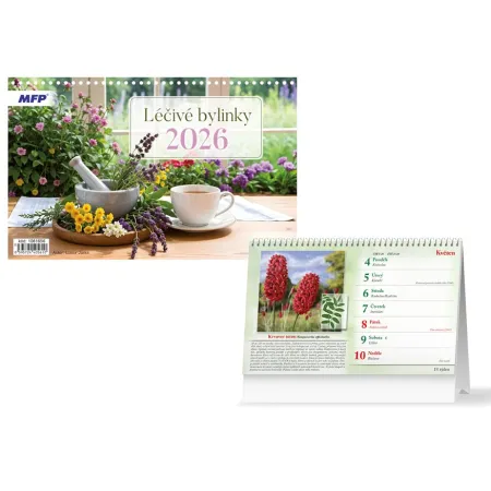 MFP kalendář 2026 stolní Léčivé bylinky 1061656