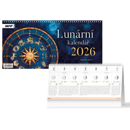 MFP kalendář 2026 stolní Lunární 1061657