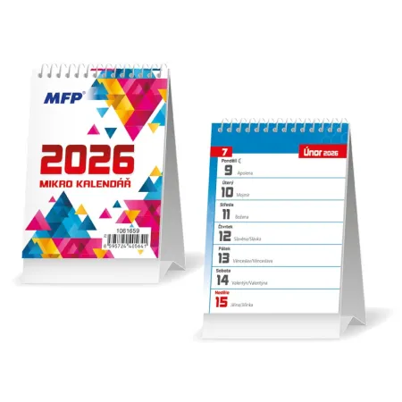 MFP kalendář 2026 stolní Mikro 1061659