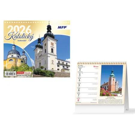 MFP kalendář 2026 stolní mini Katolický 1061662