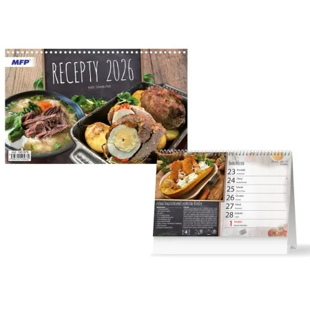 MFP kalendář 2026 stolní Recepty 1061678