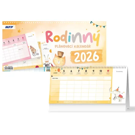 MFP kalendář 2026 stolní Rodinný - plánovací 1061679