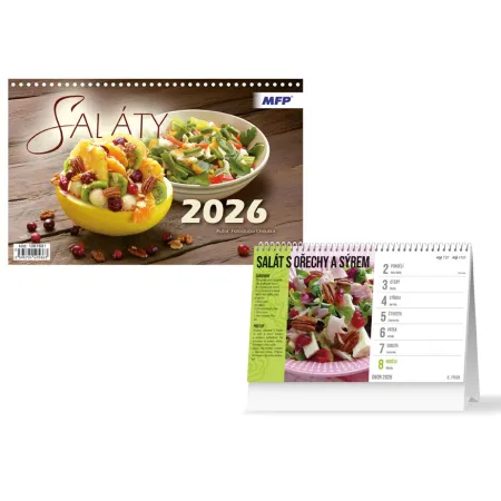 MFP kalendář 2026 stolní Saláty 1061681