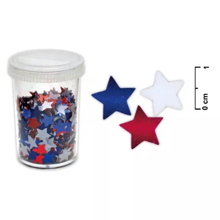MFP konfety hvězdičky 25g mix barev 8885413
