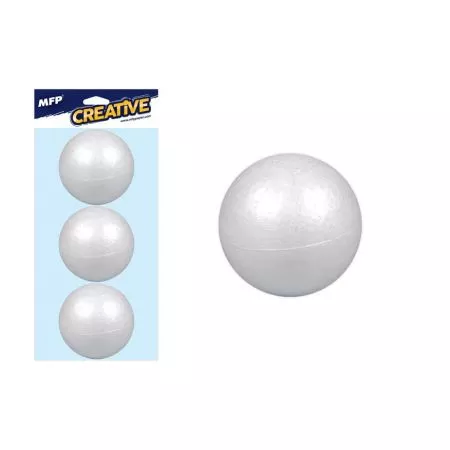 MFP koule 10cm/3ks polystyren 8885502