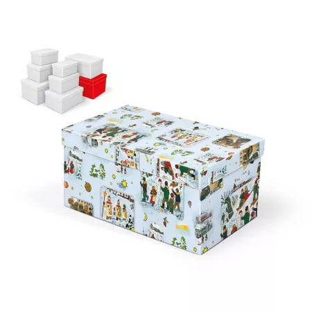 MFP krabice dárková vánoční 30x19x15cm 5370769