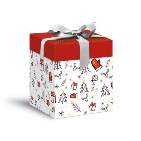 MFP krabička dárková vánoční 12x12x15cm 5370604