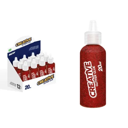 MFP lepidlo glitrové 20ml červené 6330759