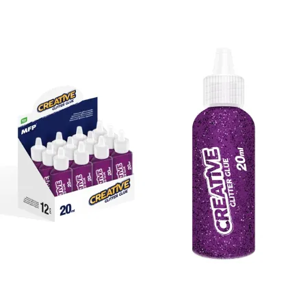 MFP lepidlo glitrové 20ml fialové 6330764