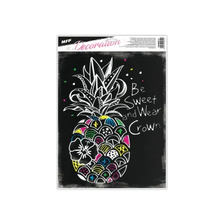 MFP okenní fólie černé ED001 30x42cm 1042003