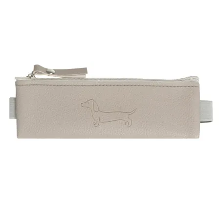 MFP penál etue mini s gumou na diář Sausage Dog gray 20x4cm 8071380
