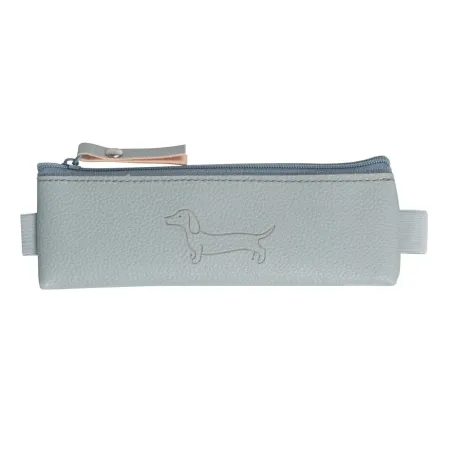 MFP penál etue mini s gumou na diář  Sausage Dog light gray 20x4cm 8071381