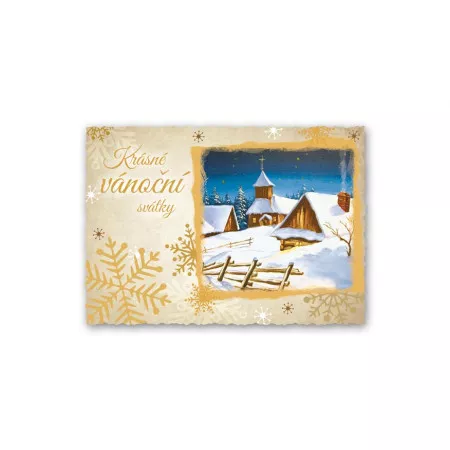 MFP pohlednice vánoční 150 E výsek+UV+glitr 1240792