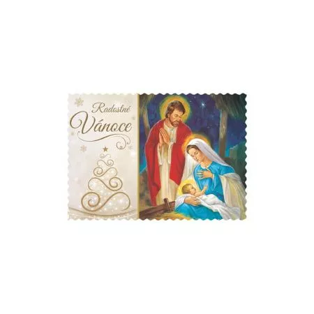 MFP pohlednice vánoční 165 E výsek+UV+glitr 1240848