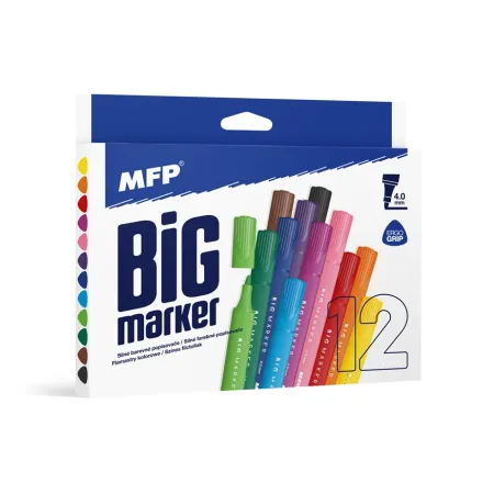 MFP popisovače Jumbo 12 ks barev 4,0mm trojhranné 6410745