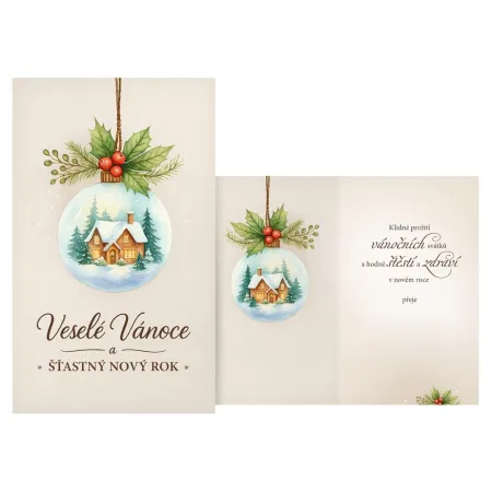 MFP přání Vánoční malé V23-181 Z PRANI_Z_657