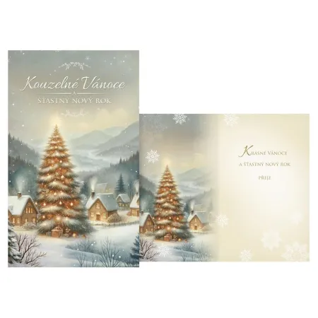 MFP přání Vánoční malé V23-182 Z PRANI_Z_658